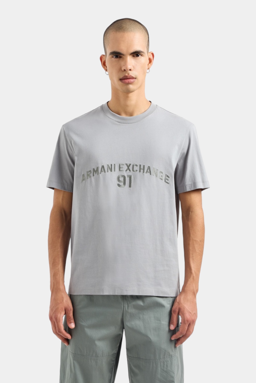 Серая футболка 3DZTLP ZJLFZ 1996 Armani Exchange